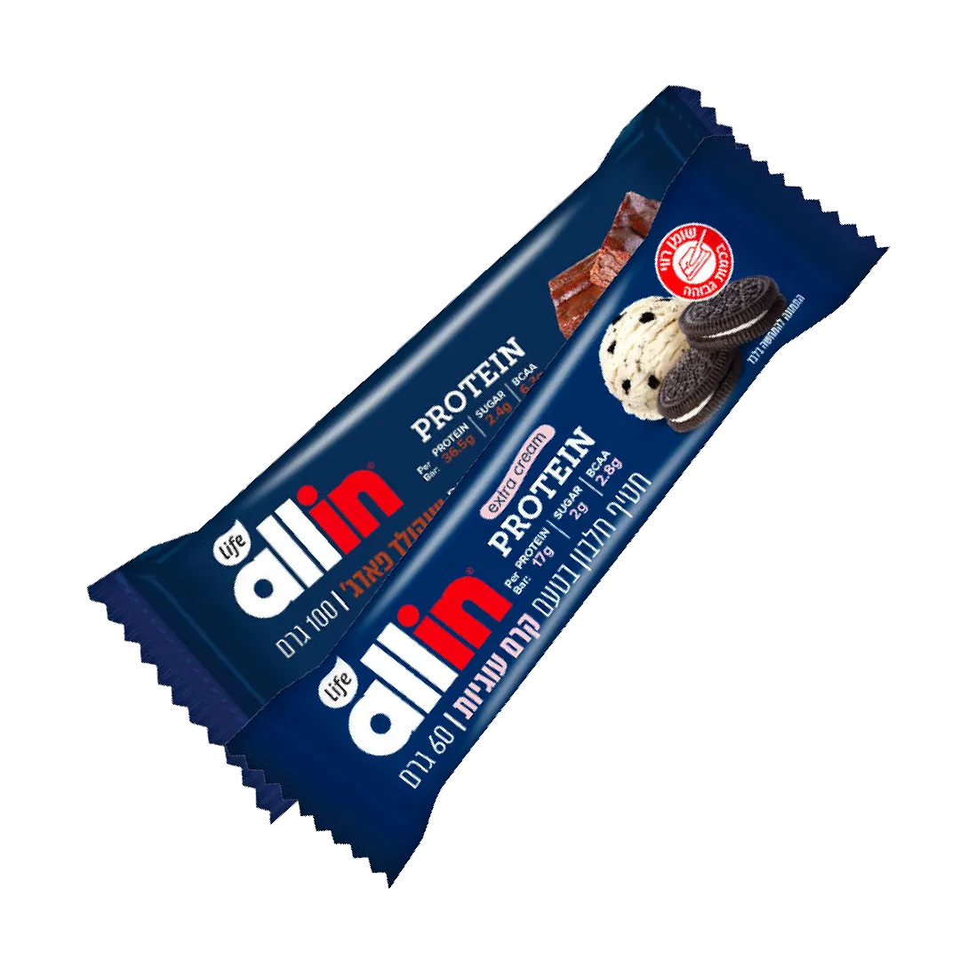 חטיפי חלבון ומזון