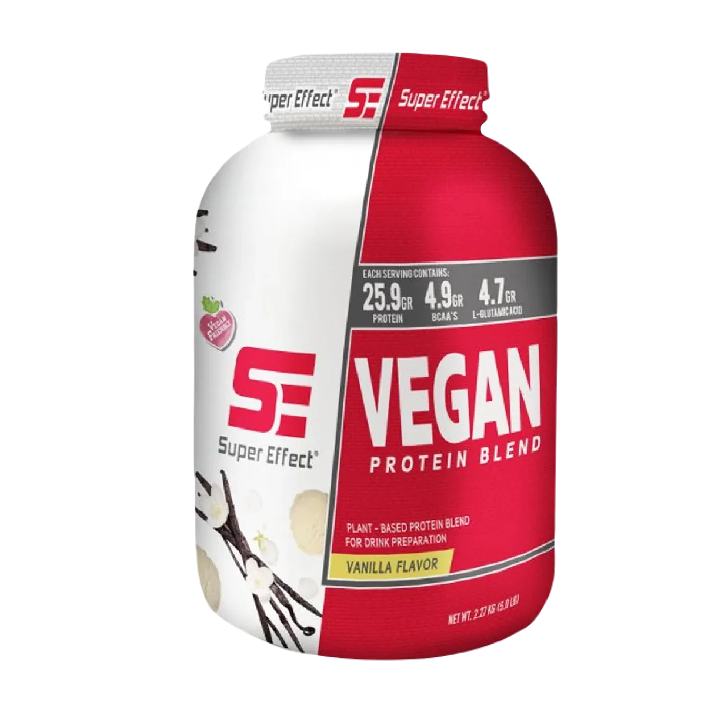 סופר אפקט אבקת חלבון טבעונית